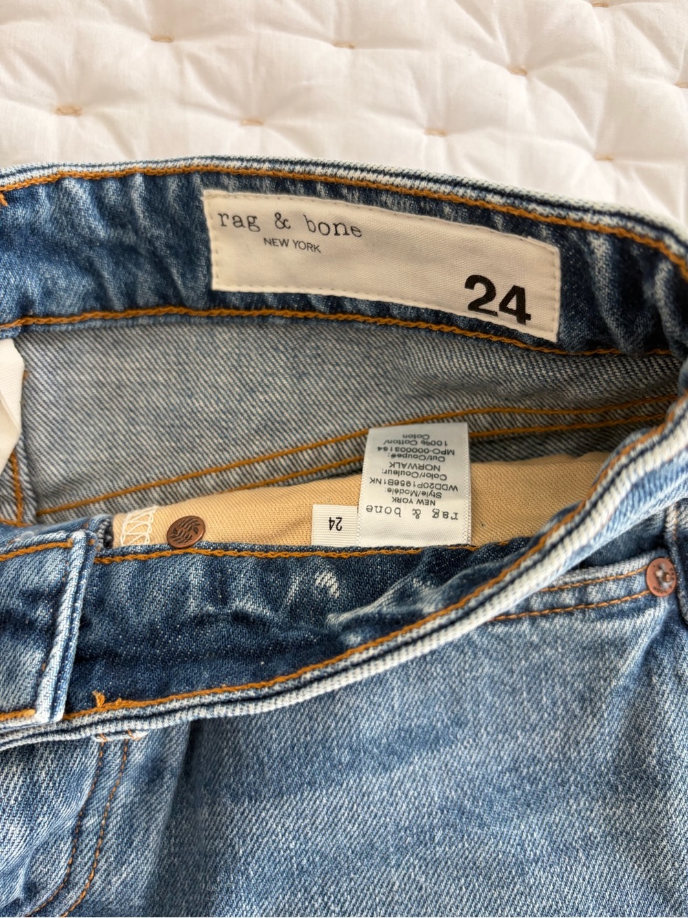 Rag and Bone Dre denim jean shorts Norwalk size 24 - Picture 6 of 15